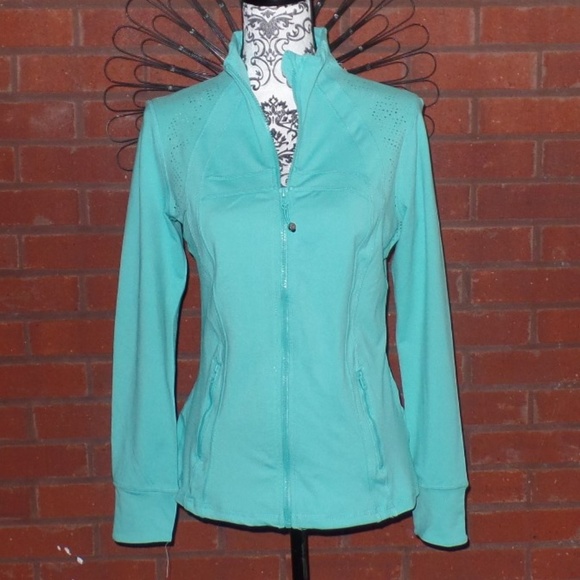 Tangerine Jackets & Blazers - Seafoam Green Athletic Workout Zip Jacket NWOT